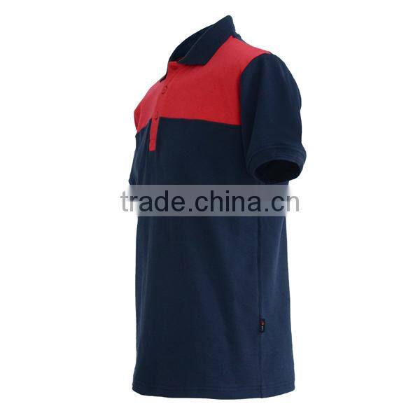 back image color pique polo shirt