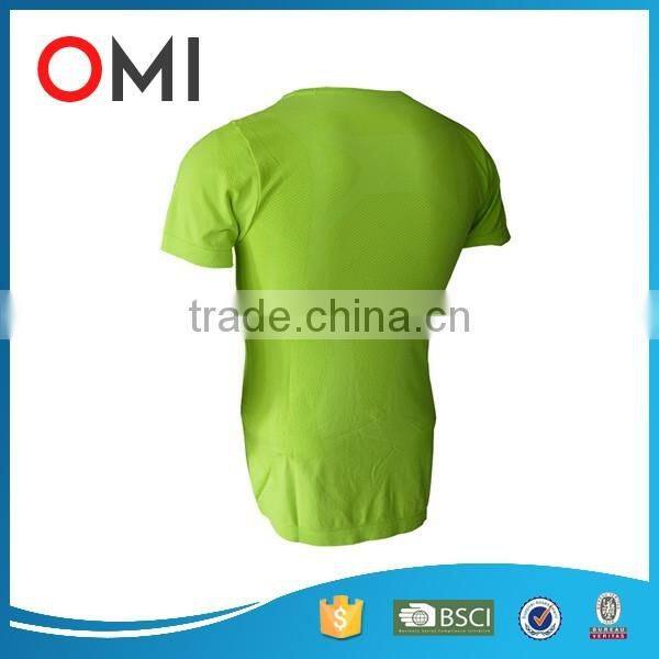 Spandex Cheap running man Tshirt Short Sleeve Tshirts Seamless man