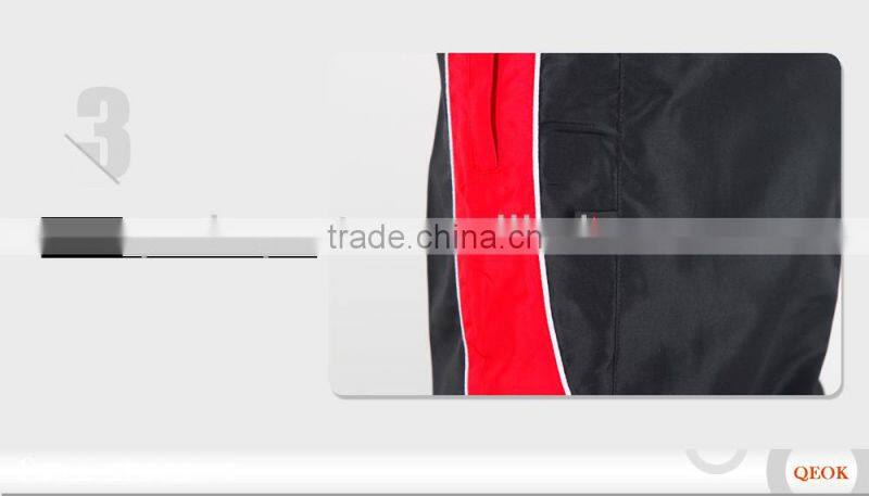 Custom sublimation red black jogging training pants
