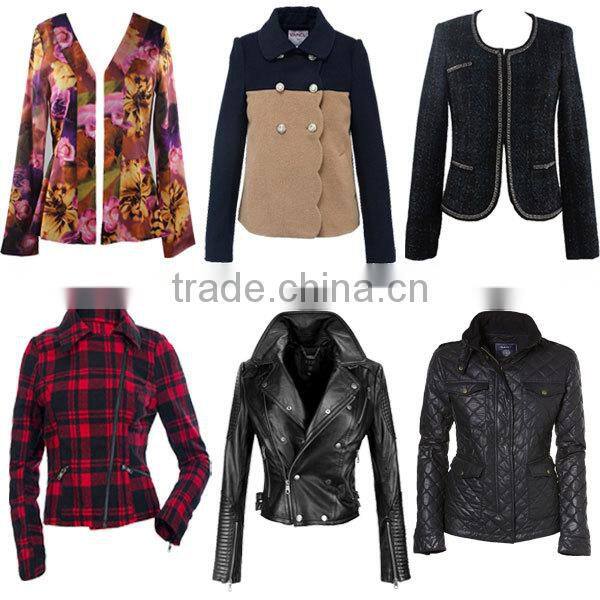 China fashion clothing custom made woman jacket manufacturer / jacket for women