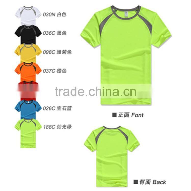 dry fit t shirt for sport event sublimation custom t shirt 100% polyester