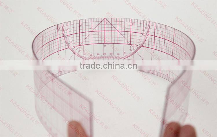 Manufactures direct sales 1.2mm thickness sandwich line garment rulers for dressmarking#8095