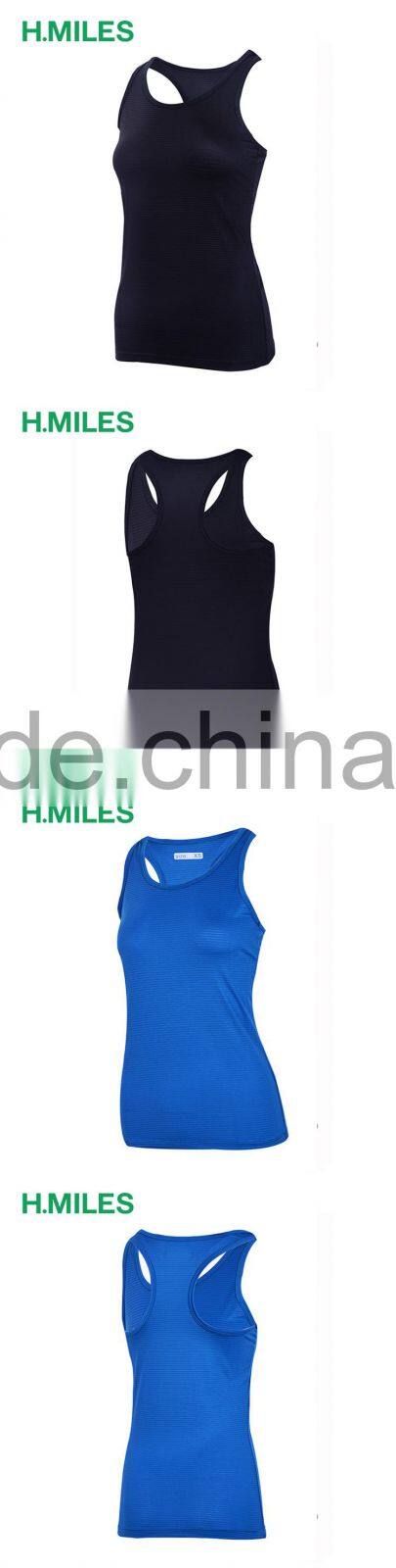 Athletic high quality quick dry fitness undershirt womens vest tank top