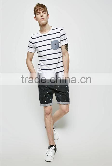 2015 High quality men's t shirt design,custom t shirt printing,pocket t shirt wholesale china