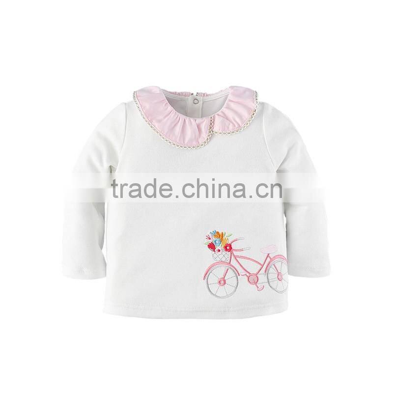 2017 Mom And Bab fashion baby kids clothes 100%cotton Girl T-shirt wholesale price cheap dress
