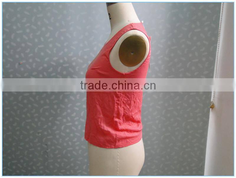 Beaded Fashion Red Colored Ladies Vest Pattern