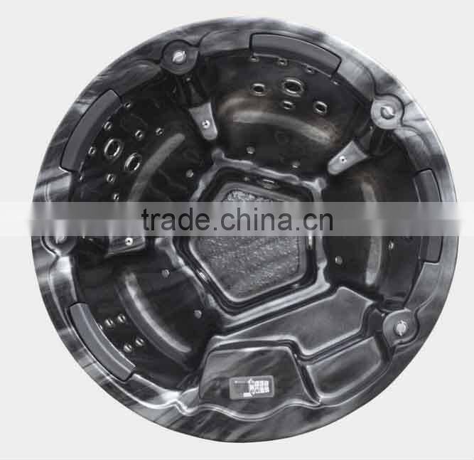 Cleopatra sex outdoor spa pool equipment with LED light luxurious outdoor spa