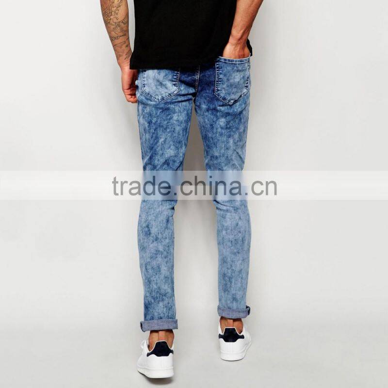 fashion pantlones plain best selling good quality slim jeans