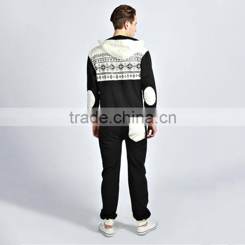 New arrival 100% Cotton fleece custom overall adult heated onesie