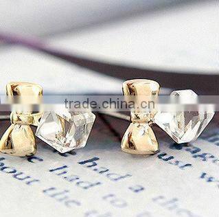 The bowknot of crystal fashion