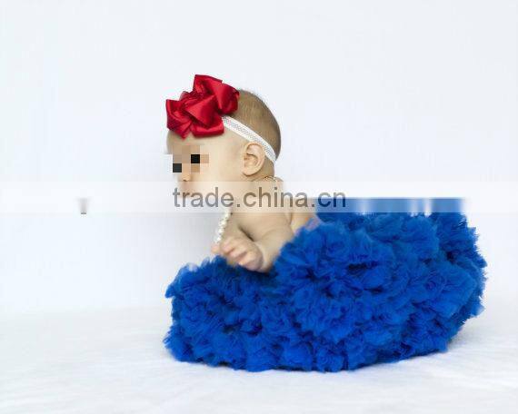 Wholesale blue tutu skirtsgirls rufle plus size skirts tutu dresses for girls