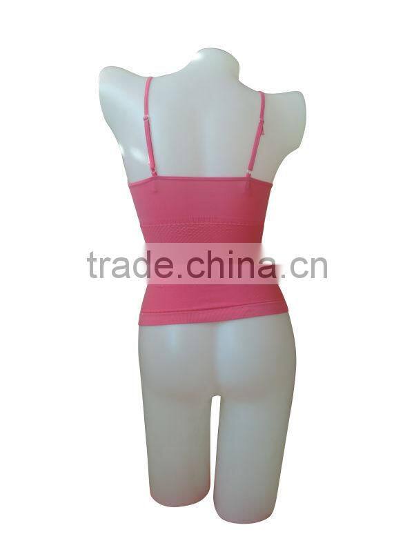 nice quality new style seamless woman underwear sexy lingerie ladies mesh hole camisole