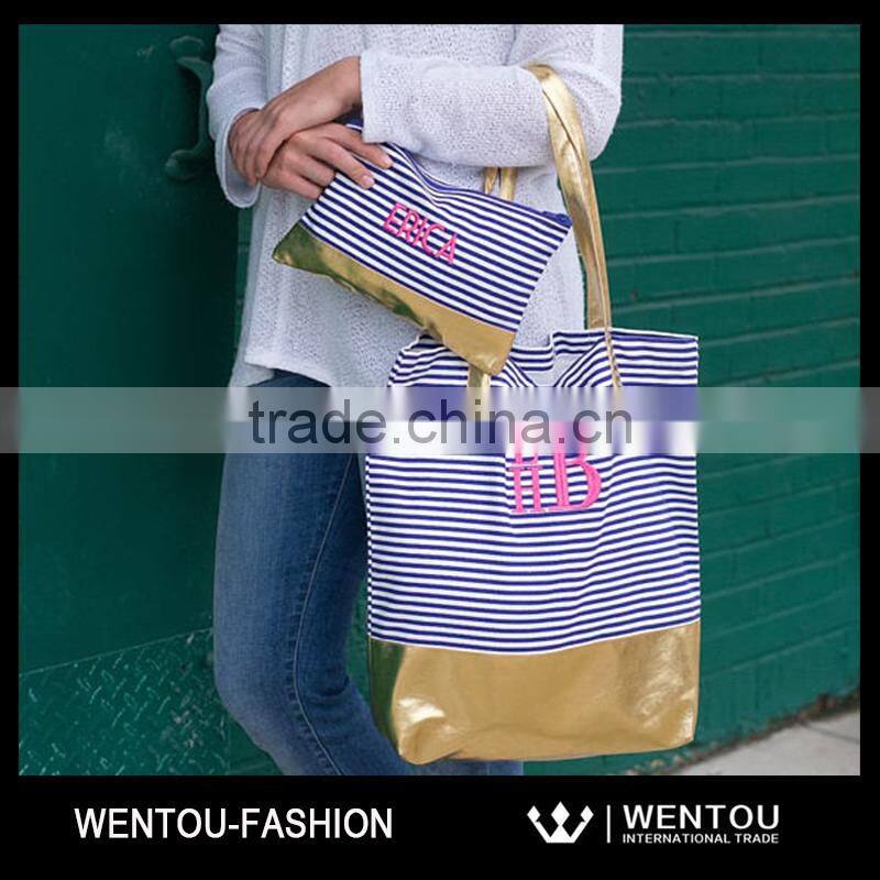 New Arrival Women Monogrammed Leather Handbag