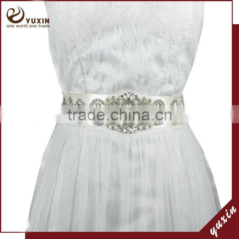 New Glaring Bridal Belts With Diamond Crystals Wedding Sashes Rhinestone Bridal Belts Bead Sash Wedding Dress Accessories CB001