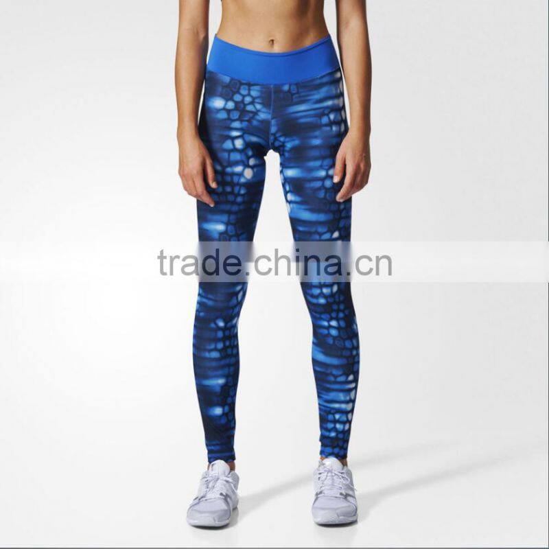 Custom Hot Sale Leggins Printed Yoga Sports Tights Womens Fitness Capris