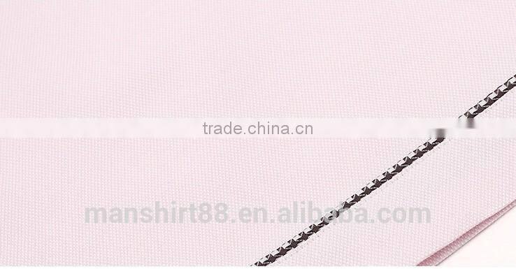 contrast color collar short sleeve casual shirt for men