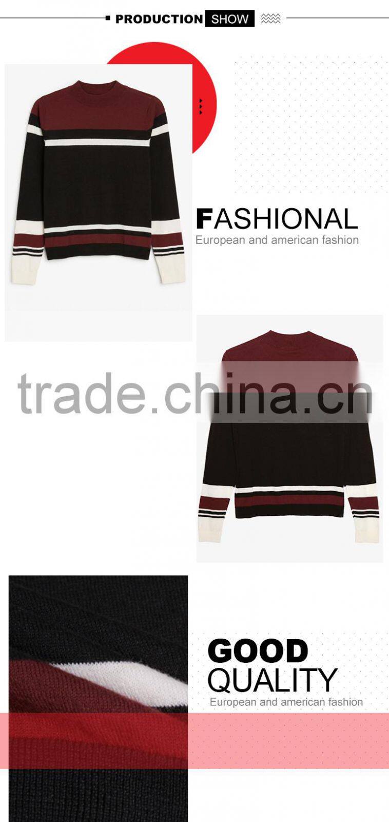 women round neck pullover routine handmade knitting sweaters for wholesale