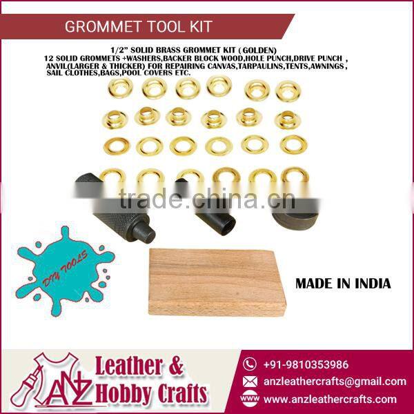 Premium Quality Brass Grommets Kit use for Leather and Canvas