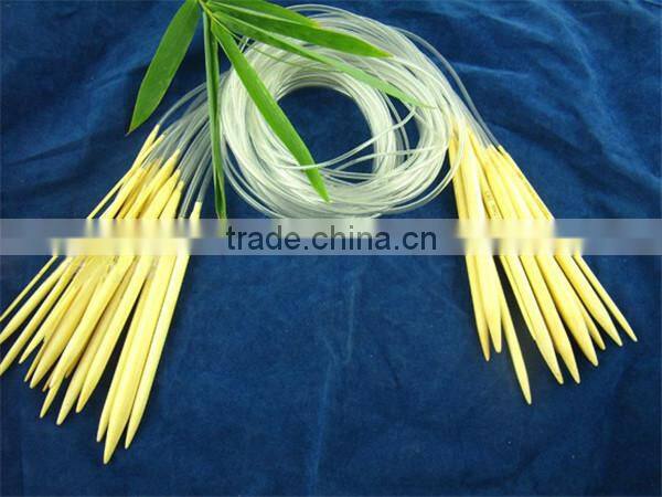 17 PCs 80cm Bamboo Circular Knitting Needles (UK Size 14 -000)