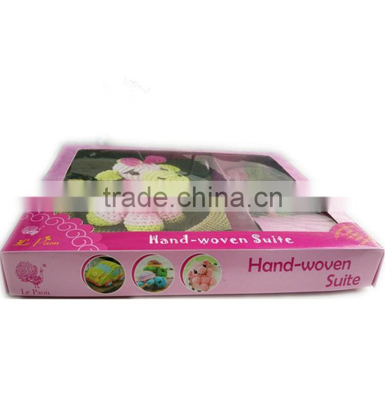 le paon cotton hand-woven suite, embroidery thread, crochet