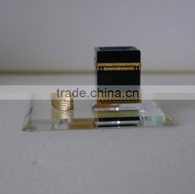 High QualityCrystal Kaaba Model With 24k Gold Plated For Islamic Crafts & Gifts