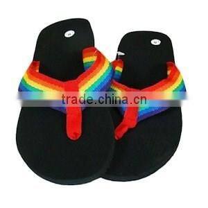 Rainbow Gay Pride Pony Cartoon Beach Slippers Summer Flip Flop