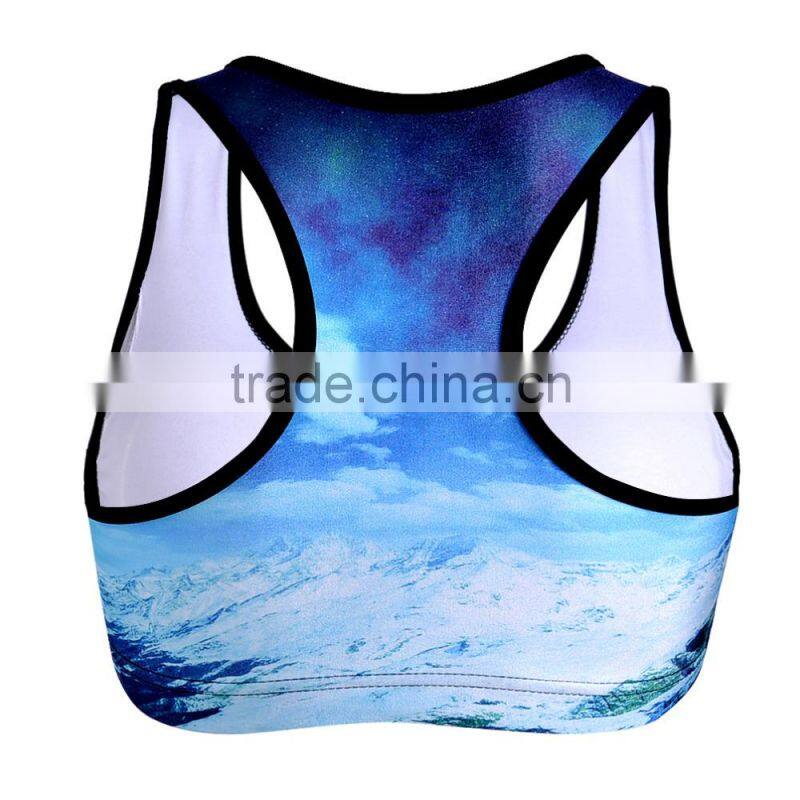 2015 Oeko Comfortable Quick Dry Breathable for women fitness wear Lady's Sports Bra S131-64