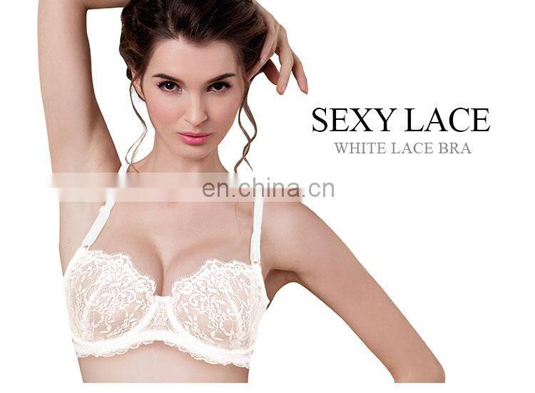 Fitness Full Transparent Sexy Design Girls Lace Bra Bralette