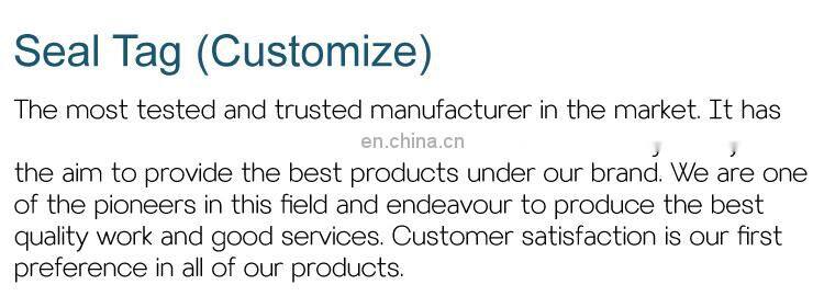 Custom gold foil plastic seal tags for jewelry