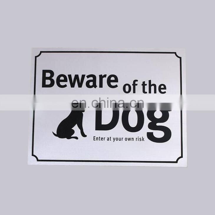 Professional OEM Factory Hanging Type Cheap Custom Metal Aluminum Printed Warning Yard Sign