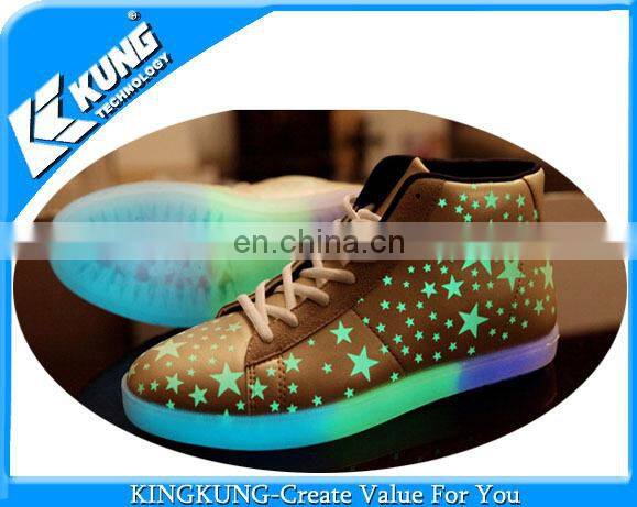 New design star luminous shoes for women