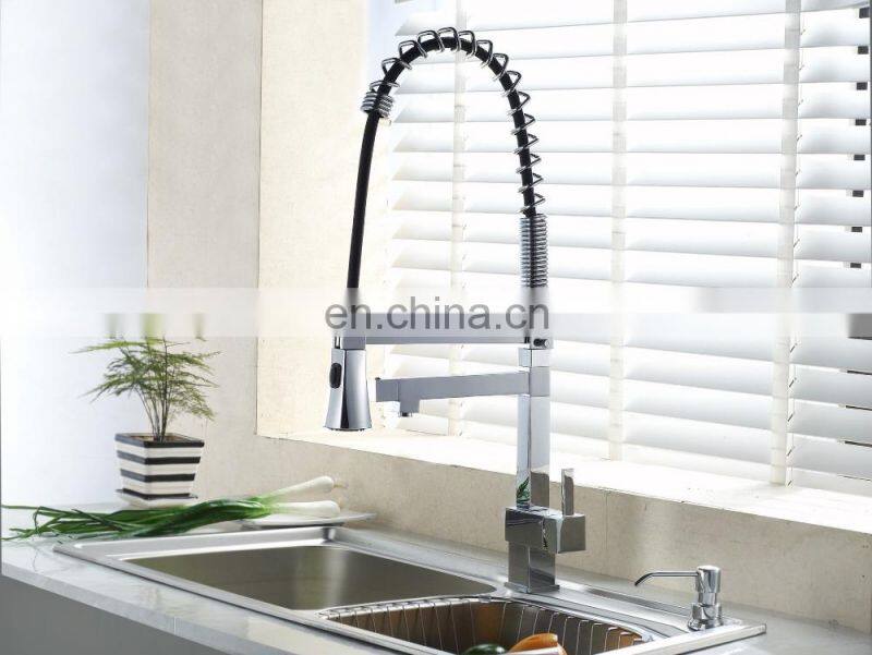 Instant electric saving water pull down folding brass kitchen sink faucet tap