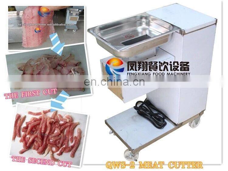 Stainless Steel High Efficiency Mini Type Fresh Meat Slicer Shred Cutter Cutting Machine