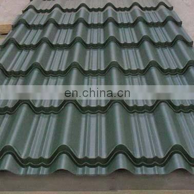 Green / Blue Color Coated Steel Roofing Sheet Z30 - Z275g / MM Width 960mm