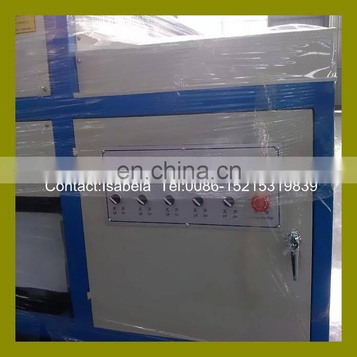 Automatic horizontal cleaning glass machine for double glazed insulating glass washing