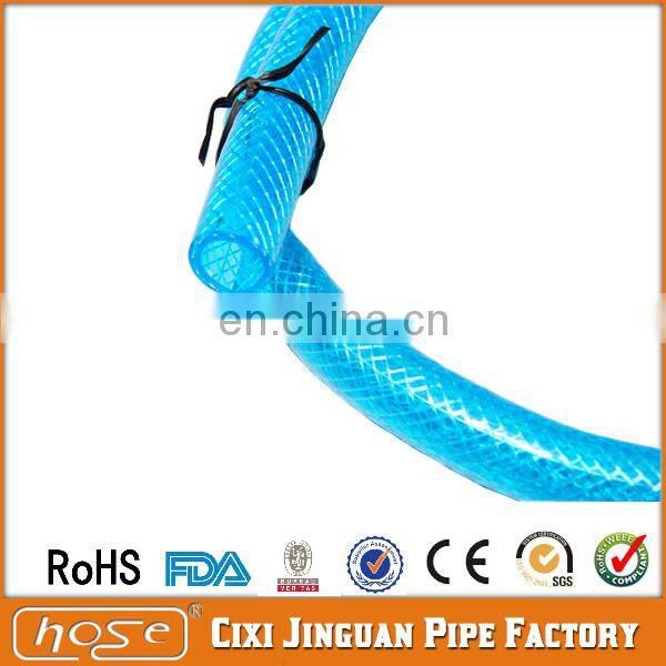 Non-toxic Clear PVC Fibre Reinforced Hose,10mm Food Grade Flexible PVC Pipe for Potable Water