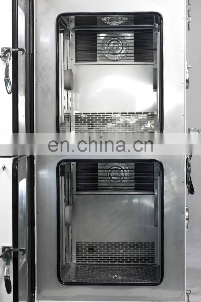 Two-layers space saving constant programmable environmental climate test chamber