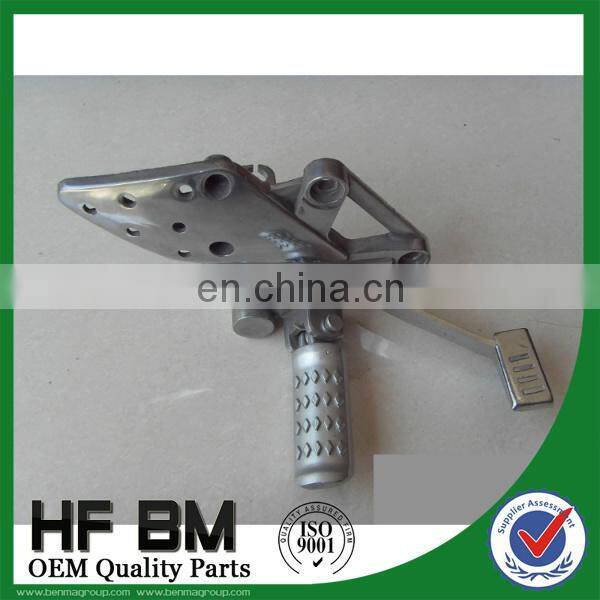 Motorcycle and e-bike foot rest, aluminium metal footrest, universal pedal