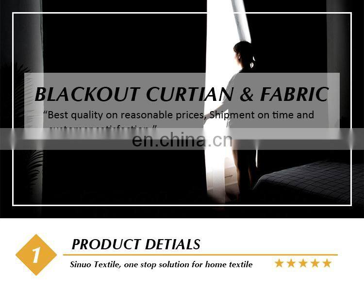Plaid Blackout Curtain For Living room Faux linen Curtains for Bedroom Rideaux Window Customized