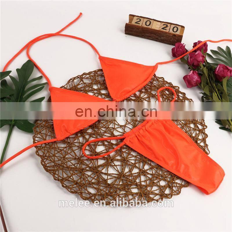 RTS custom made private label swimwear hot sex girl bikini zebra leopard silver women bikinis