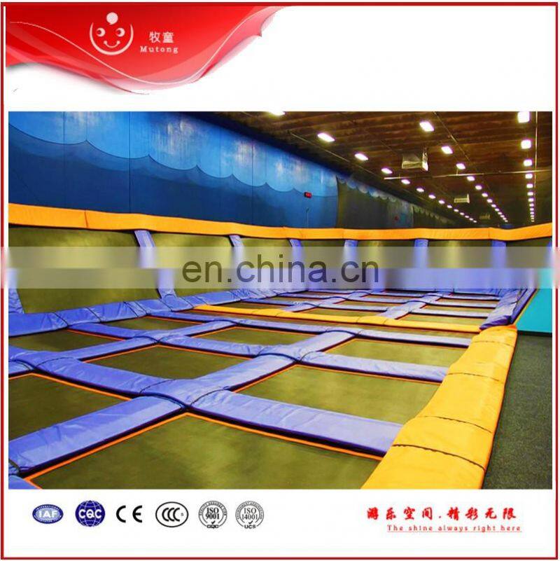 Large Square Children Indoor Trampoline Park Equipment For Sale For Kids