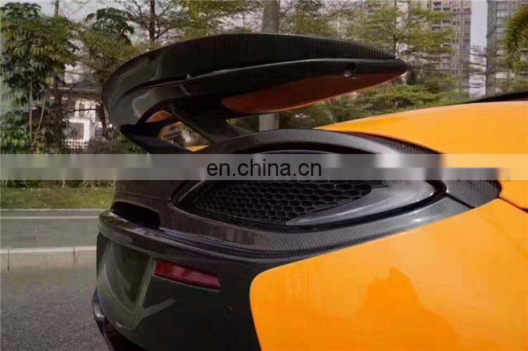 cool P1 carban fiber material spoiler position for McLaren 570S auto tuning parts