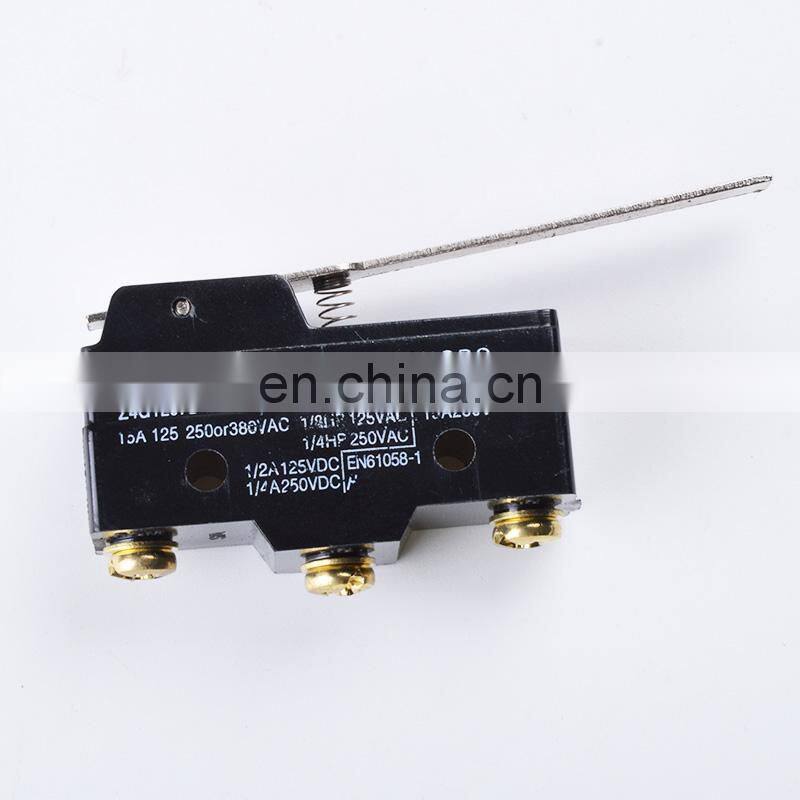 Micro Limit Switch Stroke Switch LXW5-11N1 1NO 1NC Silver Microswitch 3A AC380V, long metal strip lever micro switch