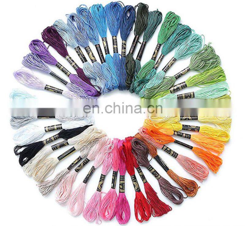 Crochet 8m per skein 26s/2 cross stitch embroidery thread for cross stitch material thread Chinese embroidery thread