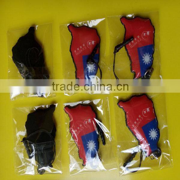 jewelry wholesale fashion phone plug bow phone dust plug/soft pvc keychain