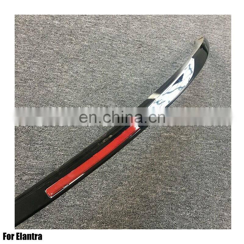 Car ABS Rear Spoiler Lip With Light For Elantra