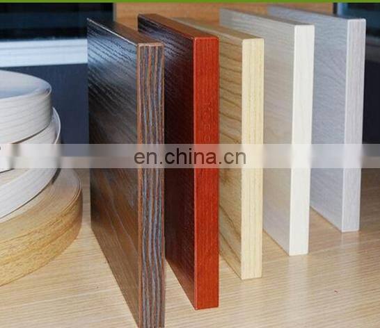 Hot sale 0.25-3mm wood grain furniture accessories pvc edge banding tape