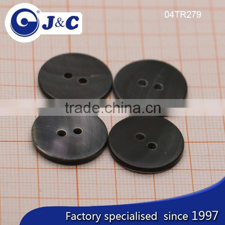 J&C smoke colour Trocas shell buttons for fashion shirt.TR279