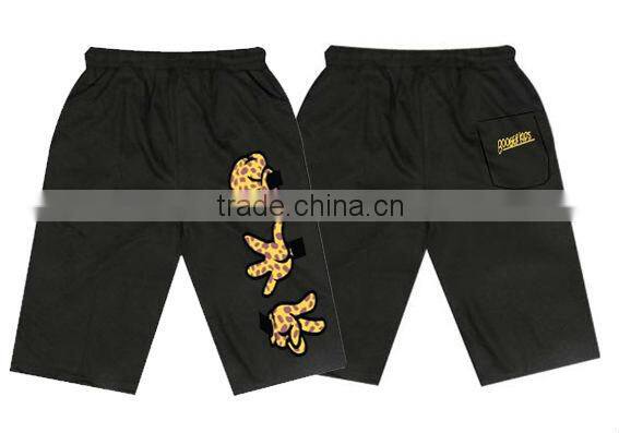 Summer hot elastic men short sweat pant