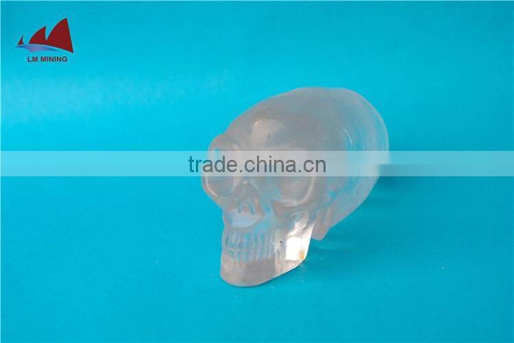 Interesting Natural Quartz Crystal Skull for Decoration